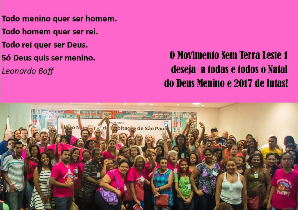 2017 de lutas para todos e todas!
