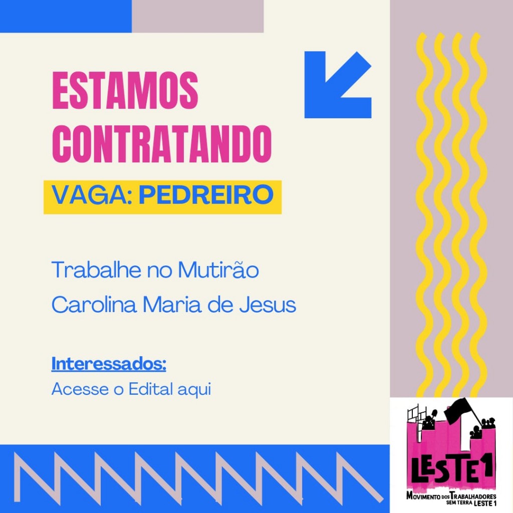 Edital: 16/2024. – Contratação de pedreiro